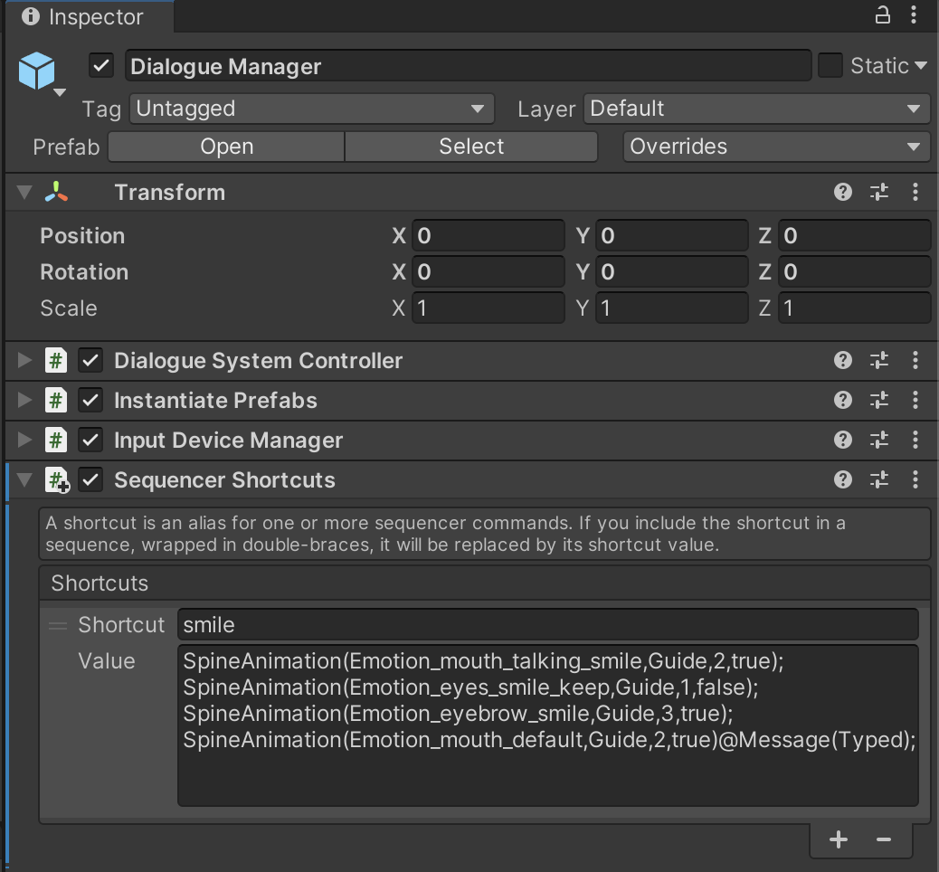 Sequencer Shortcuts component.png