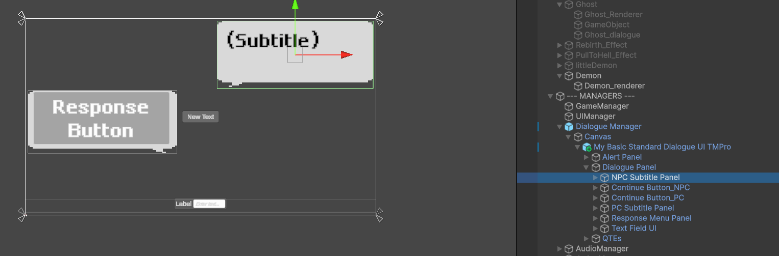 Dialogue UI